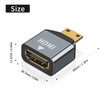 Poyiccot HDMI Mini HDMI Adapter 4K, Mini HDMI to HDMI