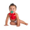 Nookums Paci-Plushies Buddies - Lobster Pacifier Holder - Adapts to