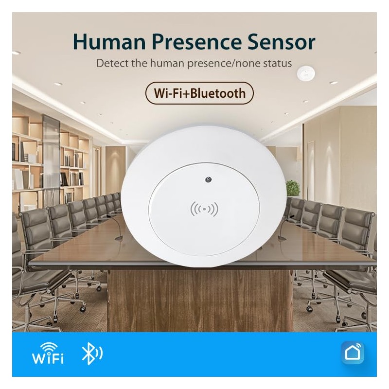 Haozee Human Presence Sensor,2.4 GHz Wi-Fi Required,Smart Mmwave Radar Presence