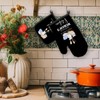 FIicy Memaw Gifts Oven Mitts and Pot Holders Sets, Gifts