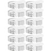 ROLVNHTV 12 Pieces White Baseball Belts Adult Bulk Softball Belts