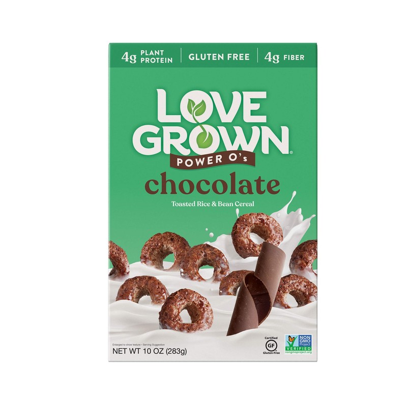 Love Grown Chocolate Power O's, 10 oz. Box