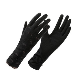 Glowjoy Damen Sommer UV Sonnenschutz Handschuhe, Sommer Damen Fahren Handschuhe Bequem Rutschfest Fahrradhandschuhe, sommerhandschuhe damen dünn, Vollfinger, Touchscreen, Wandern, Radfahren