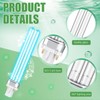 Kittmip 4 Pieces UV UV-C Light Bulbs 9W G23 Base