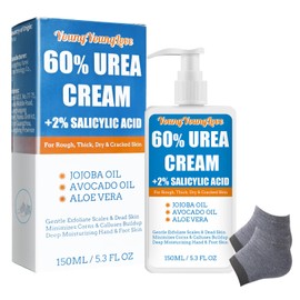 150ml Foot Cream - Foot Cream with Moisturizing Heel Socks for Dry Cracked Hands Heels, Jojoba Oil, Aloe Vera, Avocado Oil, for Both Men and Women