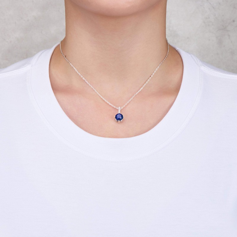 Philip Jones Sterling Silver Lapis Gemstone Set