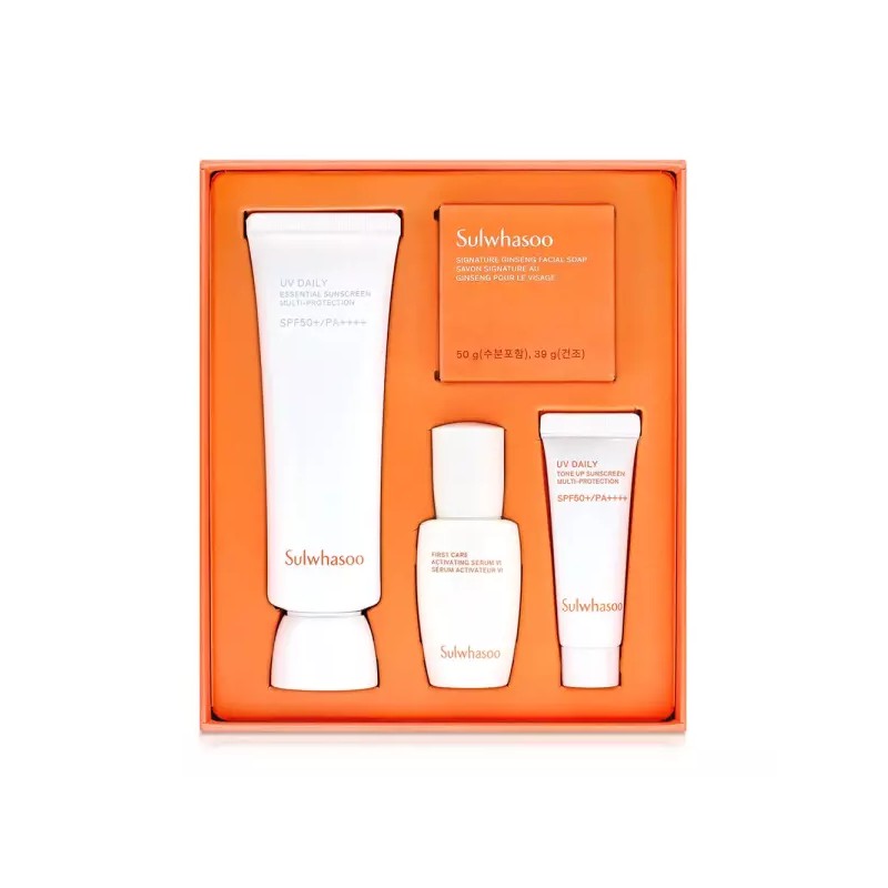 Sulwhasoo 설화수 상백선크림 기획세트 주름개선 수분 보습 미백 자외선차단제 Sulwhasoo