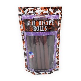 Natural Gourmet Beef Recipe Rolls Dog Treat, Made in USA Net Wt. 10 Oz (284g) - Pack of 1