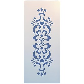 Rosemaling Pattern 6 Large Stencil Template 23" x 7.3" for Wall Art, Furniture, Wood & Craft Projects – Reusable Mylar Norwegian Folk Art Design for DIY Décor & Painting – The Artful Stencil
