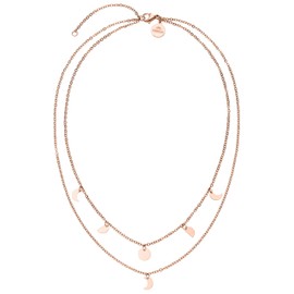 Purelei® Luna Women's Necklace, Women's Necklace Made of Durable Stainless Steel, Waterproof Chain with Pendant, 40–45 cm Length Adjustable, Necklace for Your Individual Look, Stainless Steel, No