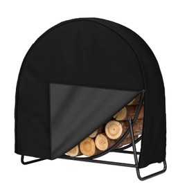 Vainlley Firewood Log Hoop Cover, 40 Inch Outdoor 420D Waterproof Round Log Rack Cover with Zipper Wood Ring Storage Holder Cover