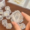 RETON 36Pcs Mixed Sizes Plastic Rectangular Clear Organizer Storage Box,