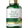 Milk Thistle 2000Mg | 180 Capsules | with Dandelion &