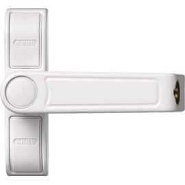 ABUS Window Additional Lock 2410 AL0089 - Safety Lock with Swivel Latch for Single Wing Windows, Keyed Alike - ABUS Security Level 6 - 89625 - White