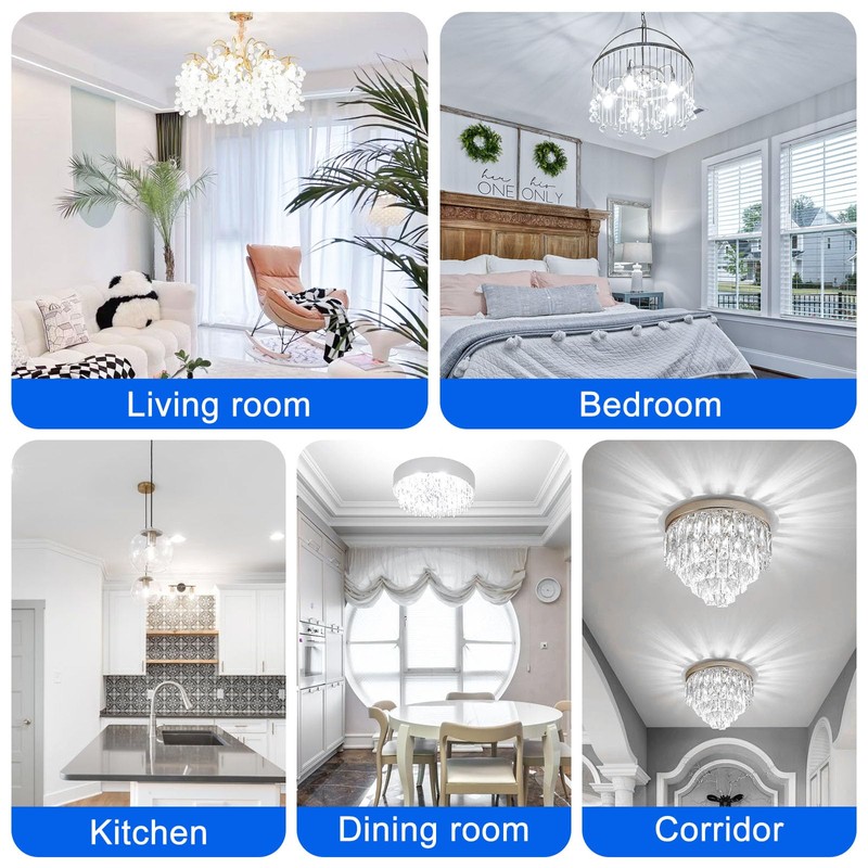 LFLAMPON G9 LED Light Bulbs 8W, G9 Bi Pin Base