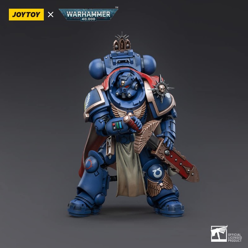Toyverse Joytoy 1/18 Action Figure Warhammer 40,000, Ultramarine Captain with