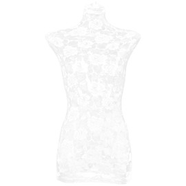 Mannequin Lace Cover Mannequin Cloth Cover Mannequin Dress Form Decoration for Upper Body Dress Stand Form Mannequin Model White