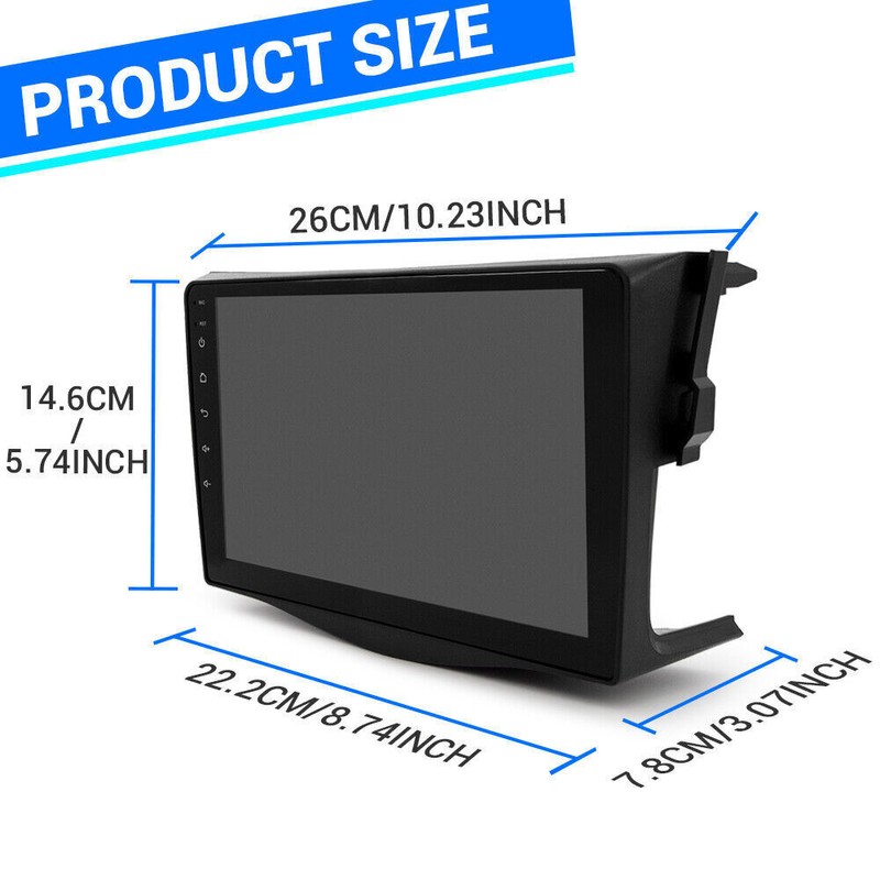 Camecho Android 13 Apple Carplay For 2006-2012 Toyota RAV4 9''