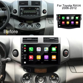Toyota 9"HD For Toyota RAV4 2007-2012 CarPlay Android 13 Car Stereo Radio WiFi GPS Navi