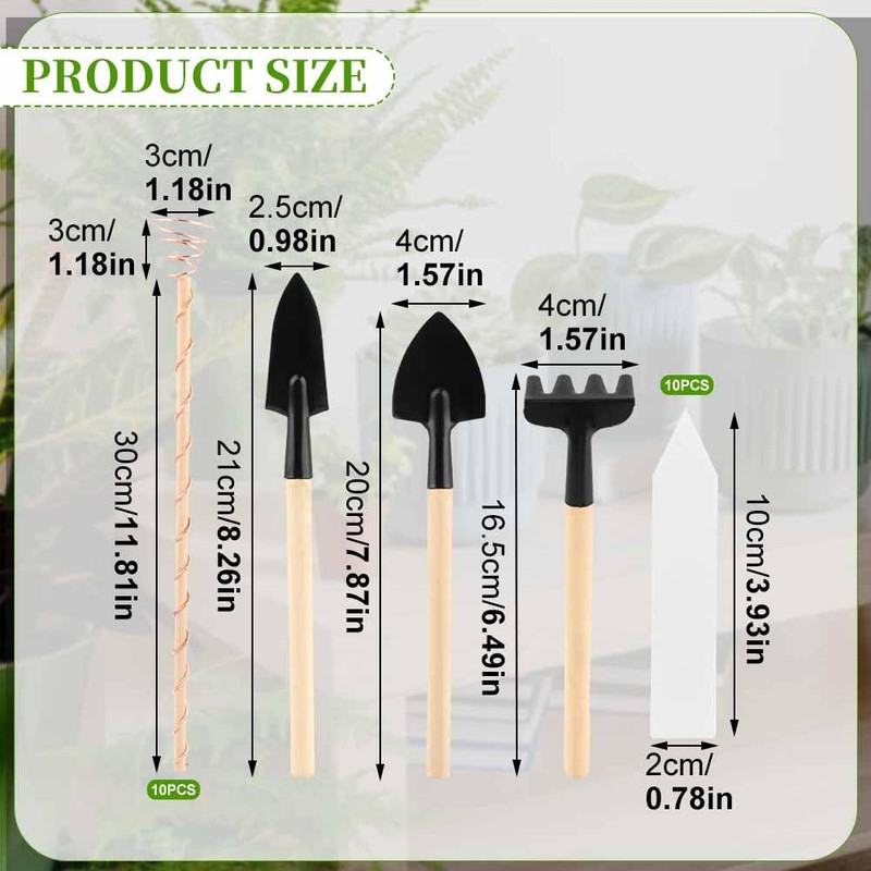 10pcs Electroculture Plant Stakes, 13.5''Available Copper Coil Wire Antennas Garden
