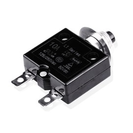 KIMISS 10A Thermal Switch Reset, Circuit Breaker Manual Reset, Over Current Overload Protector