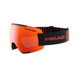 HEAD Unisex Adult F-LYT Ski and Snowboard Goggles, Red/Black, L