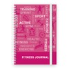 Fitness & Workout Journal/Planner Notebook -Includes Exercise Logs, Body Tracker