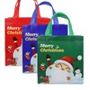 HandyX Assorted Sizes 12 pcs Non-Woven Christmas Bags with Handle,