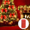 TSLBW 4 Rolls Christmas Ribbon Decoration Poly Mesh Roll, Xmas