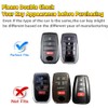 RFSRZ for Toyota Key Fob Cover,Soft Key Shell Case for