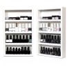 Harta Madera 2 Esmalteros Organizador Maquillaje Jugueteros Minimalista