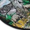 Platzhirsch Patch Deer Nature Sew-On Deer Fight Sticker Embroidered Iron-On