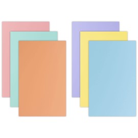 2.6mm (1/8th Inch), 12x19 inch, Glowforge Performance Series CO2 Laser Ready, cast Acrylic in a Variety of Solid Opaque Colors, Craft Closet Brand | Pastel Variety Pack