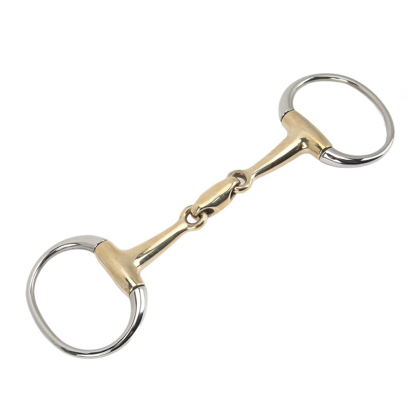 Stainless Steel Copper Horse Snaffle Bit for Riding
