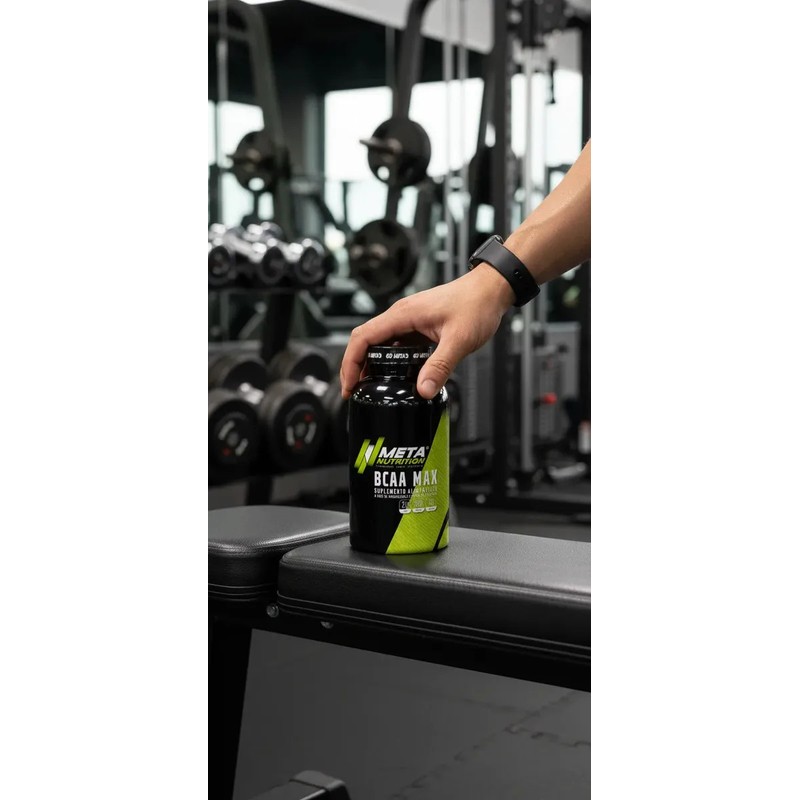 Aminoacidos Bcaa Meta Nutrition Bcaa Max 180 Tabletas Sabor Sin