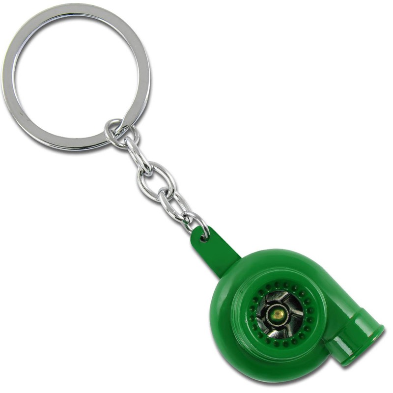 DNA Motoring KEYC-TBC-GN Turbocharger Compressor Key Chain