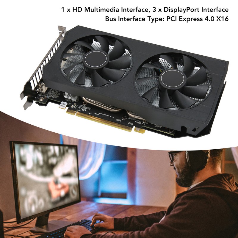 Desktop Graphics Card 8GB GDDR6 256bit 1845MHz 16000MHz 3D API