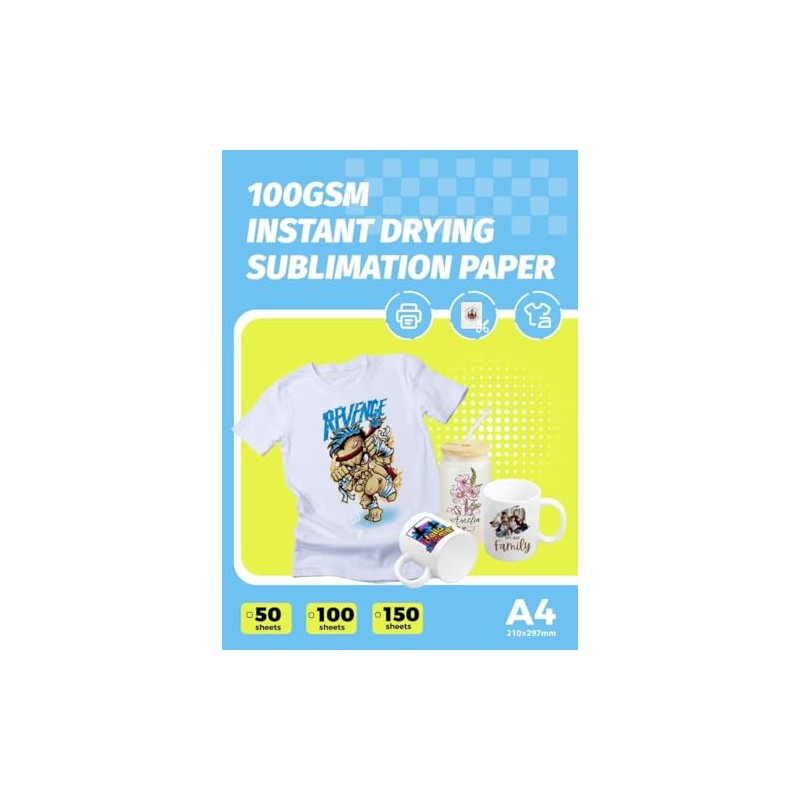 Jadeshay - Papel de sublimación de transferencia de calor de