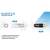 khadas Balanced RCA Adapter, XLR 3 Plug Cable, Audio Stereo