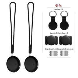 Wireless Tag 3 Pack, Bluetooth Tracker Works with Apple Find My (iOS Only), Waterproof, Replaceable Battery, Lost Mode, Smart Key Finder Item Locator for Bags, Keys, Suitcase Gps Device - Size: 2 Pack