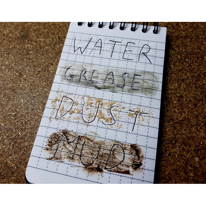 Polymath Products Waterproof Notepad Set with Pouch – 100% water-resistant