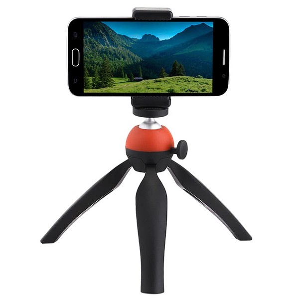 Mini Phone & Camera & Webcam Tripod Stand, 360° Ball