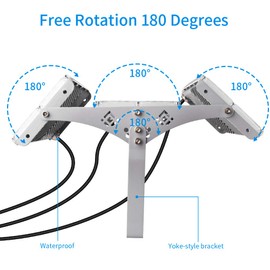 Sararoom 300W LED Flood Light Outdoor, IP65 Waterproof LED Security Lights, 27000LM 6500K Cold White LED Stadium Light, Floodlight Landscape Wall Light for Yard, Street, Parking, Garage