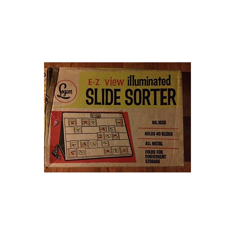 Logan 1055 E-Z View Flat Folding Slide Sorter for 40