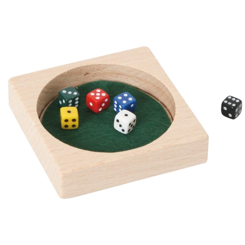 Bartl 103953 Mini Game Dice Perfect for Travelling, Fits in