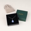 GAVU - Collar de plata de ley 925 con forma