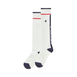 Cox Sportif LG5SSO07L Women's Socks, High Socks, Cool Contact Thread, Cooling, Antibacterial, Deodorizing,, WH00 (white)