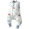 usbettas Toddler Sleep Sack with Feet 6-12 Months, 1.0 TOG