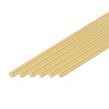 sourcing map 8 Pcs 5/64"(2mm) Dia Brass Solid Round Rod,