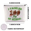 G2TUP Football Makeup Bag Football Lover Gifts I Tackled 100